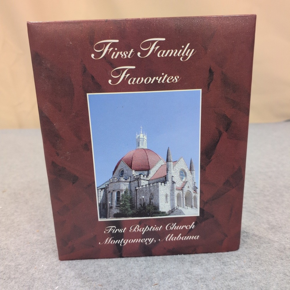 First Family Favorites First Baptist Church Montgomery Alabama Cookbook Binder